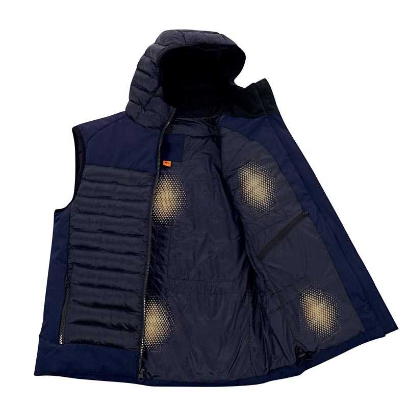 Bundle - Powervest Urban homme bleu marine + 10 000mAh Powerbank