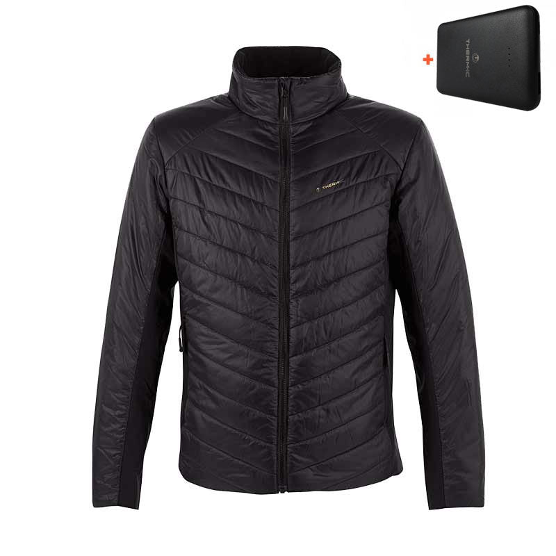 Bundle - Powerjacket Speed Herren schwarz + 5000mAh Powerbank