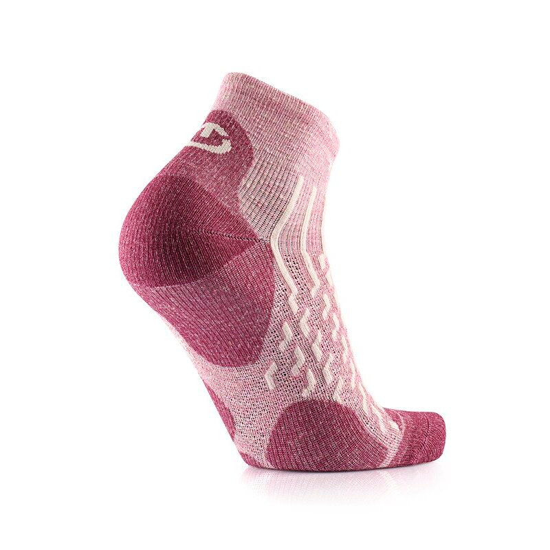 Chaussettes de randonnée - Outdoor Light Linen Ankle femme rose pastel/fraise