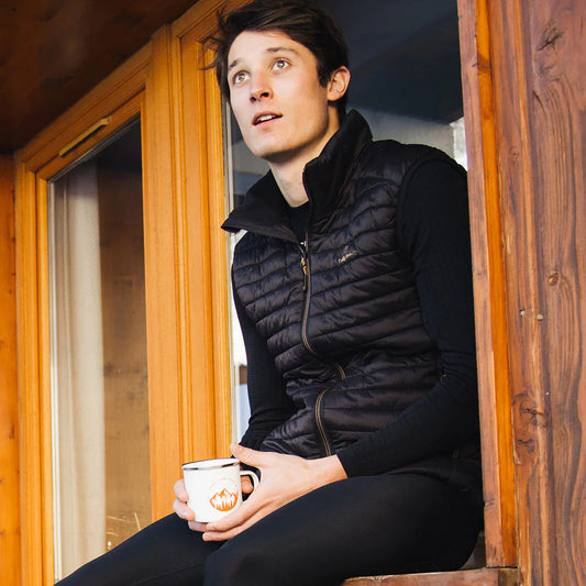 Bundle - Veste chauffante homme noire + 5000mAh Powerbank