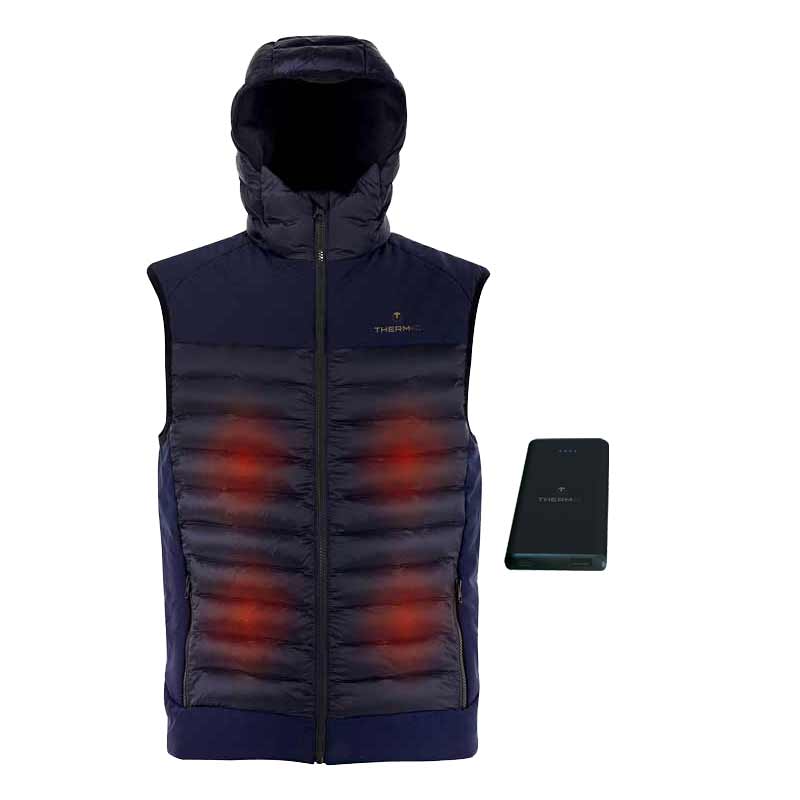 Bundle - Powervest Urban homme bleu marine + 10 000mAh Powerbank