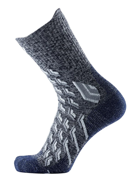 Lot de 2 paires - Chaussettes randonnée - Trekking Cool Crew Unisex gris/blanc