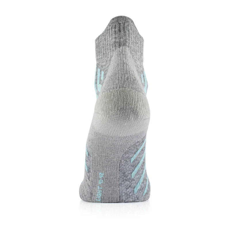 Chaussettes randonnée - Trekking Cool Light Ankle femme gris clair/turquoise