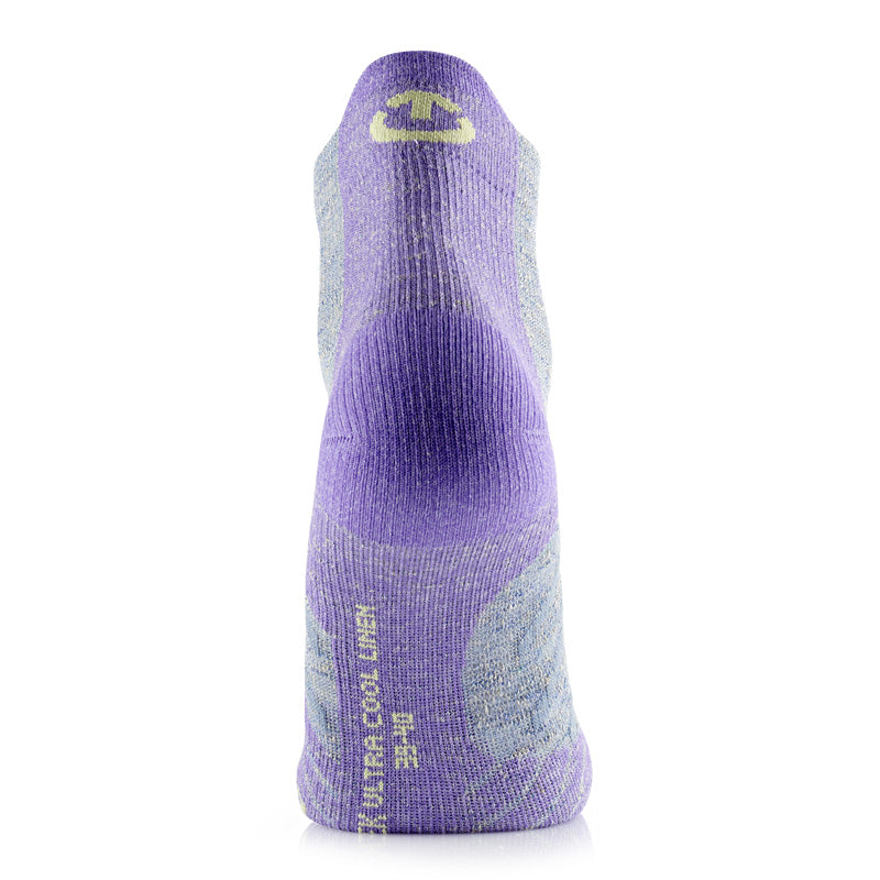 Chaussettes randonnée - Trekking Ultracool Linen Ankle femme gris/violet