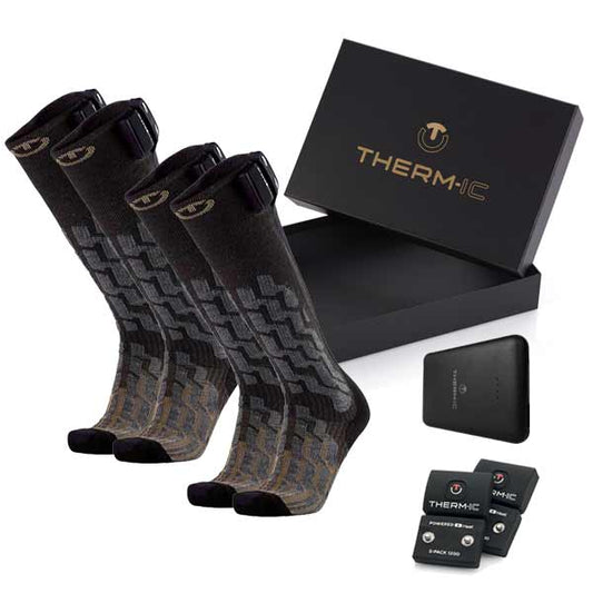 Coffret cadeau - Chaussettes chauffantes de ski - pour femme