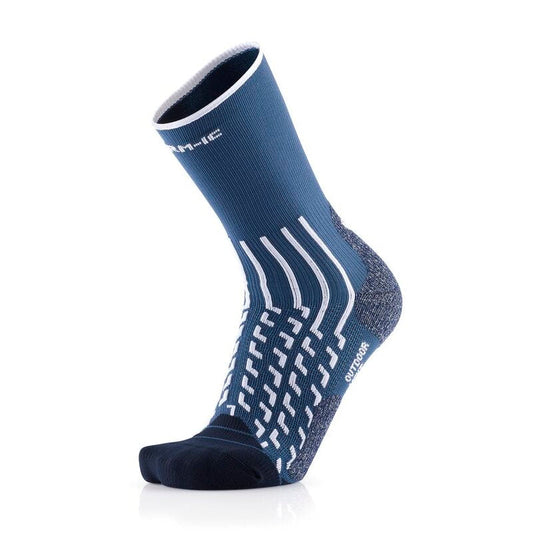 Chaussettes de randonnée - Outdoor Light Crew blanc/bleu marine