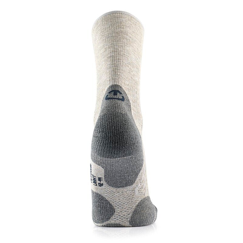 Hiking Socks - Outdoor Light Linen Crew Light Grey/Charcoal