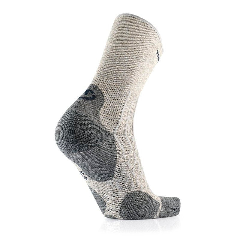 Hiking Socks - Outdoor Light Linen Crew Light Grey/Charcoal