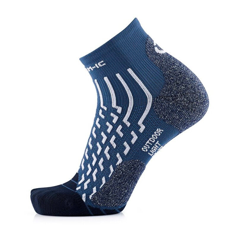 Chaussettes de randonnée - Outdoor Light ankle blanc/bleu marine