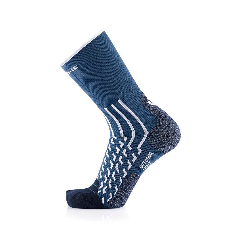 Chaussettes de randonnée - Outdoor Light Crew blanc/bleu marine