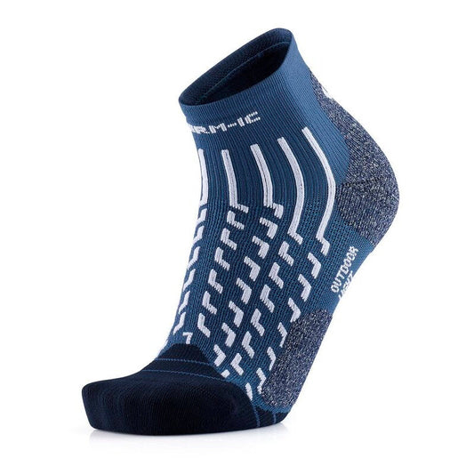 Chaussettes de randonnée - Outdoor Light ankle blanc/bleu marine