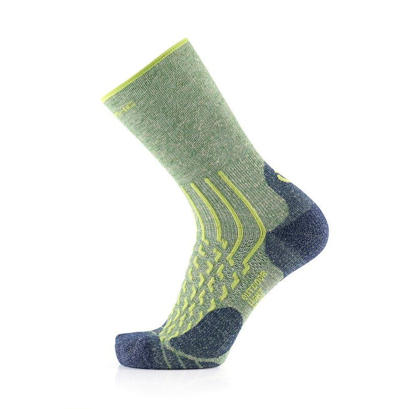 Chaussettes de randonnée - Outdoor Light Linen Crew citron/marine
