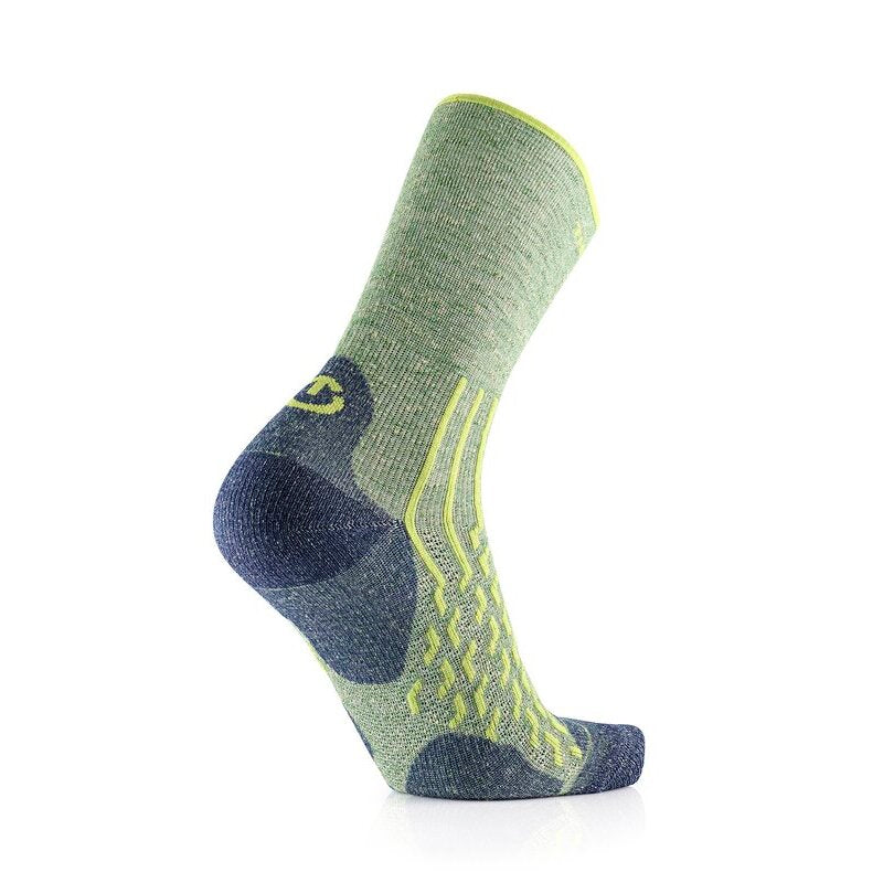 Chaussettes de randonnée - Outdoor Light Linen Crew citron/marine