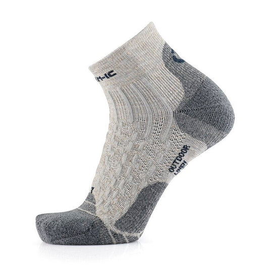 Chaussettes de randonnée - Outdoor Light Linen Ankle Gris clair/Anthracite