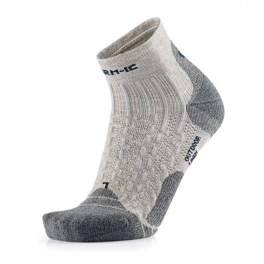 Chaussettes de randonnée - Outdoor Light Linen Ankle Gris clair/Anthracite