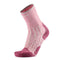 Chaussettes de randonnée - Outdoor Light Linen Crew femme rose pastel/fraise