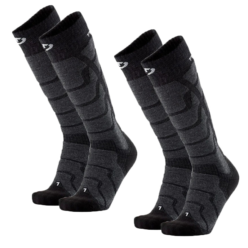 Chaussettes ski - Ski Warm noir/gris