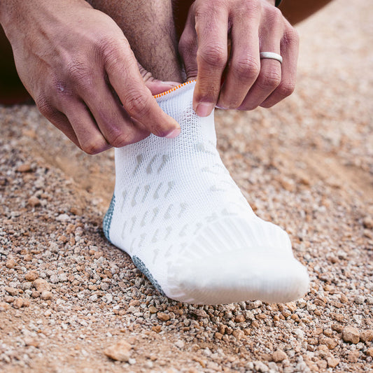 Wandersocken – Outdoor Fast Light cremefarben/anthrazit