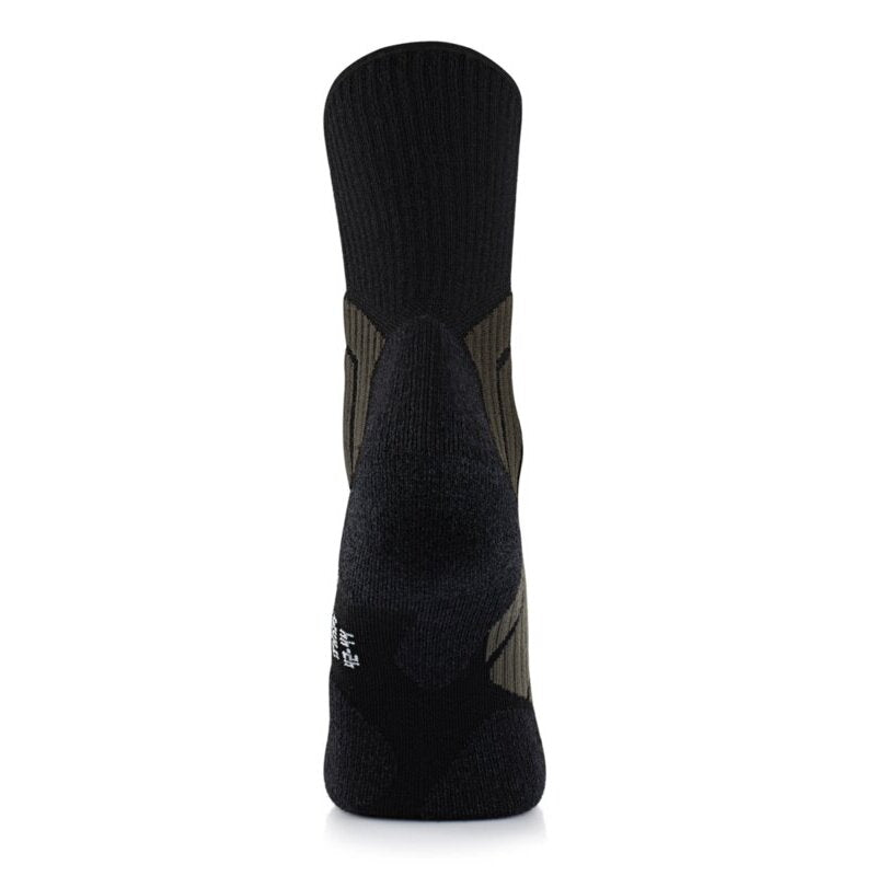 Wandersocken – Outdoor Merino Schwarz/Mausgrau
